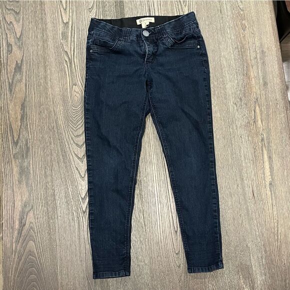 Democracy Denim - Democracy Womens 6 "Ab" Solution Skinny Jeans Stretch Denim Dark Wash Blue